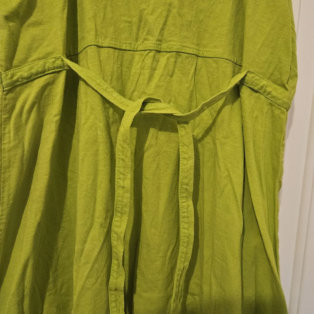 Vintage Green Sundress with Spaghetti Straps - Picture 4 of 14